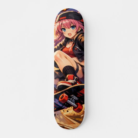 Raven meisje persoonlijk skateboard (Voorkant)
