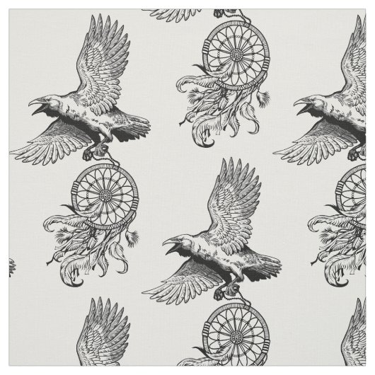 Raven met droomvanger stof (Swatch)