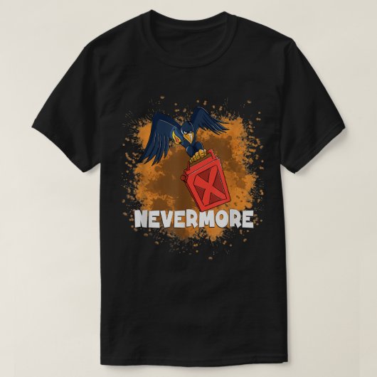 Raven met een Arson Kit Nevermore Twisted Spirit A T-shirt (Design voorkant)