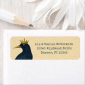  Raven met Gouden Kroon Etiket (Insitu)