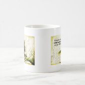 Raven met het Citaat en het Handschrift van de PoE Koffiemok (Center)