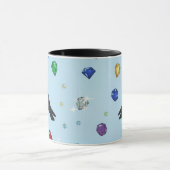Raven met juwelen  mok (Midden)