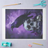 Raven met schedels tissuepapier (Craft)