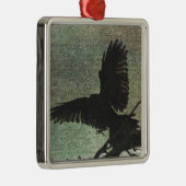 Raven Metalen Ornament (Rechts)