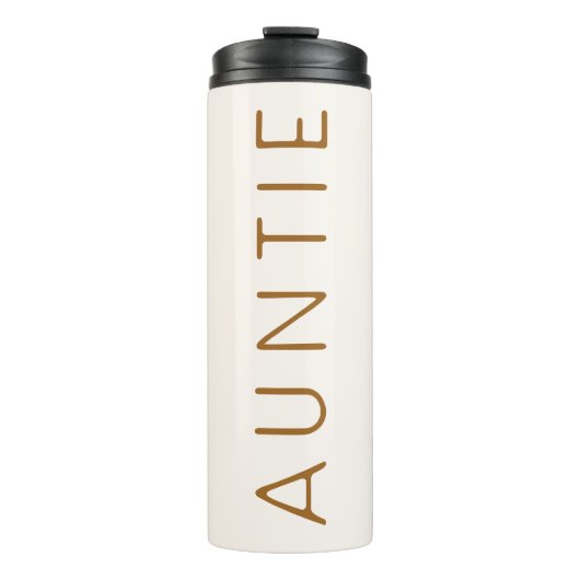 RAVEN Modern Bohemian Beige Auntie Revel Thermosbeker (Voorkant)