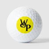 Raven Monogram - Creëer Uw eigen Golfballen (Voorkant)