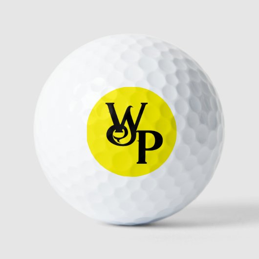 Raven Monogram - Creëer Uw eigen Golfballen (Voorkant)
