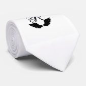 Raven Monogram - Creëer Uw eigen necktie Stropdas (Opgerold)