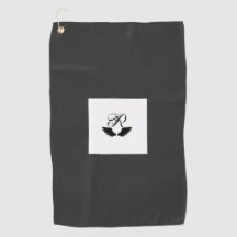 Raven Monogram - CYO - Promotionele Golfhanddoek