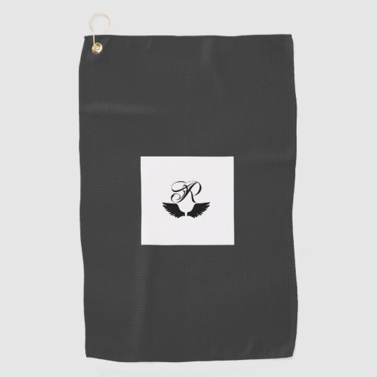 Raven Monogram - CYO - Promotionele Golfhanddoek (Voorkant)