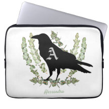 Raven Monogram Spirit Animal Eucalyptus