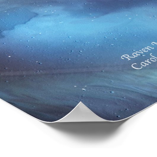 Raven Moon Art Poster/Print Poster (Hoek)