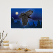 "RAVEN MOON" Art Prints (Keuken)