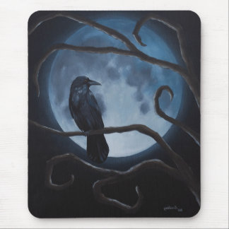 Raven Moon Crow Muismat
