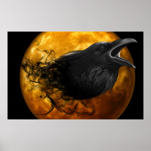 Raven moon fantasy poster (Voorkant)