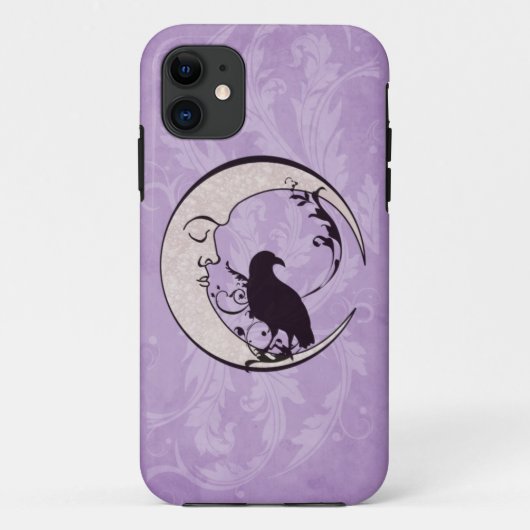 Raven Moon iPhone Case (Achterkant)