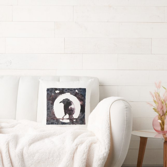 Raven Moon Kussen (Bank)