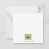 Raven Moon notecard Notitiekaartje (Achterkant)