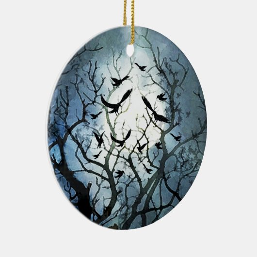 Raven Moon Ornament (Rechts)