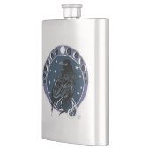 Raven Moon Phases sterren blauw Flacon (Links)