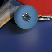 Raven Moon Phases sterren blauw Pingpongbal