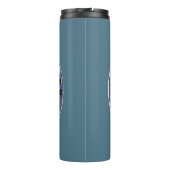 Raven Moon Phases sterren blauw Thermosbeker (Achterkant)