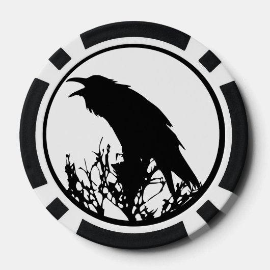Raven Moon Poker Chips (Achterkant)
