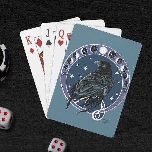 Raven Moon Pokerkaarten