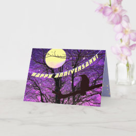 Raven, Moon, Sun, Stars, Jubileum Kaart