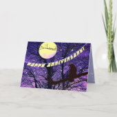 Raven, Moon, Sun, Stars, Jubileum Kaart (Voorkant)