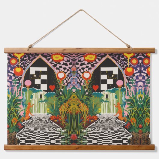 Raven & Moon Tapestry – Edgar Allan Poe Geïnspiree Hangend Wandkleed (Voorkant)