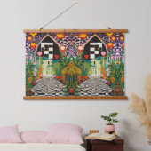 Raven & Moon Tapestry – Edgar Allan Poe Geïnspiree Hangend Wandkleed (Slaapkamer)