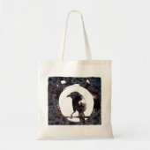 Raven Moon Tote Bag (Voorkant)