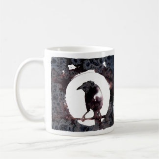 Raven Moon (voor & achter) Koffiemok