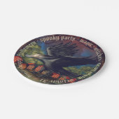 Raven Moonlight Witches Halloween Night Papieren Bordje (Gekanteld)
