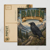 Raven Mountain Wilderness POPCUT Briefkaart (Voorkant / Achterkant)