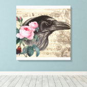 Raven Music Canvas Afdruk (Insitu (Houten vloer))