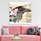 Raven Music Canvas Afdruk (Insitu (Woonkamer))