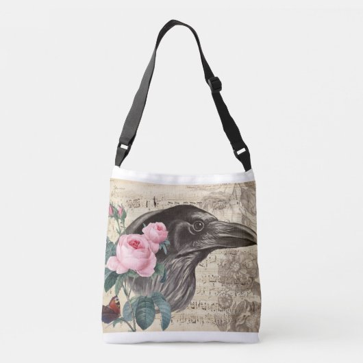 Raven Music Crossbody Tas (Achterkant)