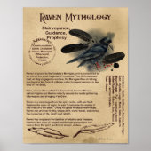 RAVEN MYTHOLOGY POSTER (Voorkant)