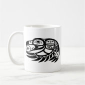 Raven Native American Design Koffiemok (Links)