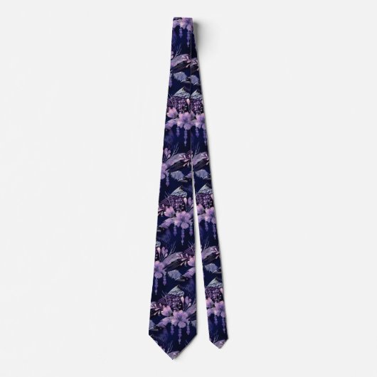 Raven Neck Tie Stropdas (Voorkant)