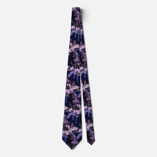 Raven Neck Tie Stropdas (Voorkant)