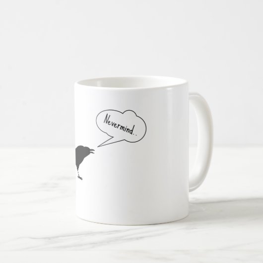 Raven Nevermind Koffiemok (Voorkant rechts)