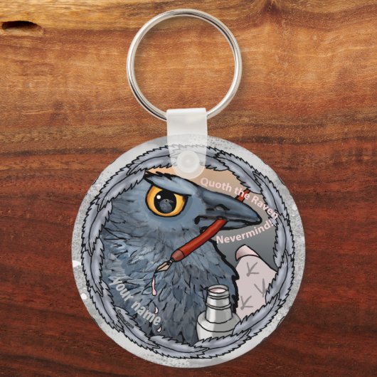 Raven Nevermind Sleutelhanger (Voorkant)