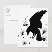 Raven Nevermore Briefkaart (Voorkant / Achterkant)
