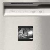 Raven - Nevermore Sunbeams & Tree B&W Magneet (Insitu (Vaatwasser))