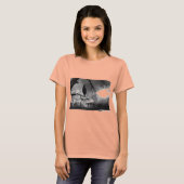 Raven - Nevermore Sunbeams & Tree B&W T-shirt (Voorkant volledig)