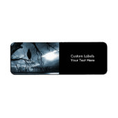 Raven - Nevermore Sunbeams & Tree Blue Etiket (Voorkant)