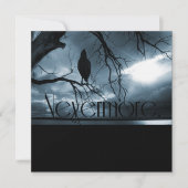 Raven - Nevermore Sunbeams & Tree Blue Kaart (Voorkant)